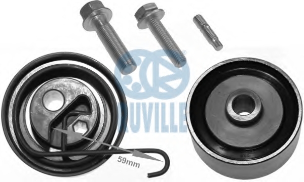 Set role curea dintata OPEL ASTRA G hatchback 1.7 CDTI, RUVILLE